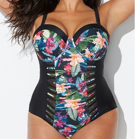 Swimsuits For All Other - Swimsuits for all cutout underwire YIN 1pc 21n3!